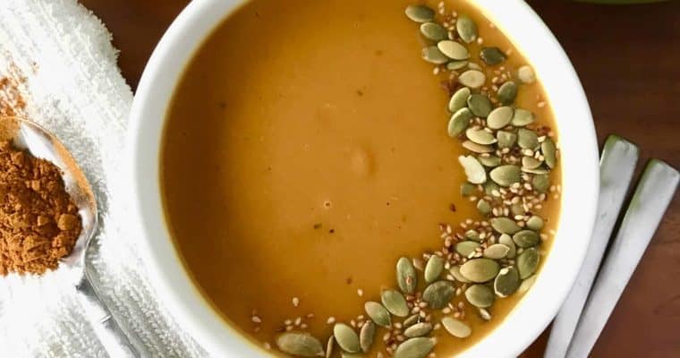 3-Ingredient Curried Sweet Potato Soup