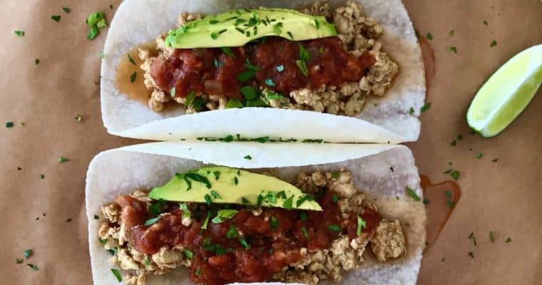 Ground Chicken Tacos (low carb, Keto, Paleo, Whole30)
