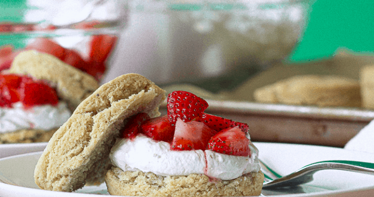 Paleo Strawberry Shortcake (gluten-free, dairy-free)