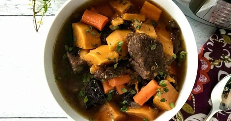 Paleo & Whole30 Beef Stew with Fall Spices