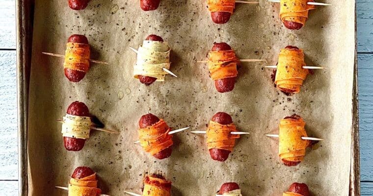Veggie-Wrapped Paleo Pigs in a Blanket