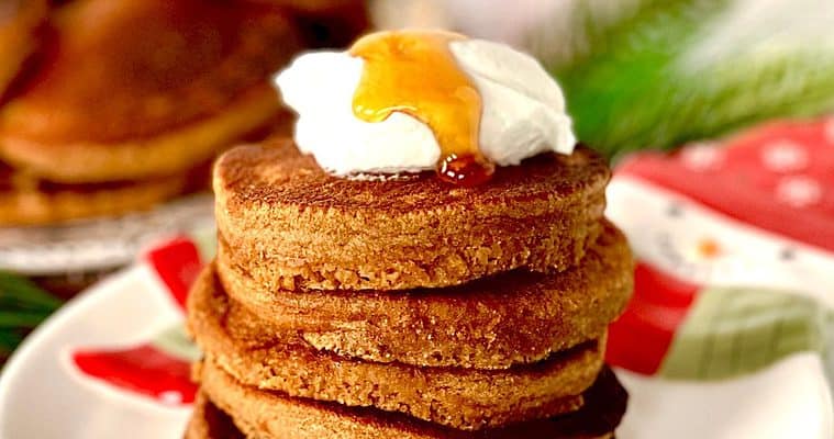 Paleo Gingerbread Pancakes