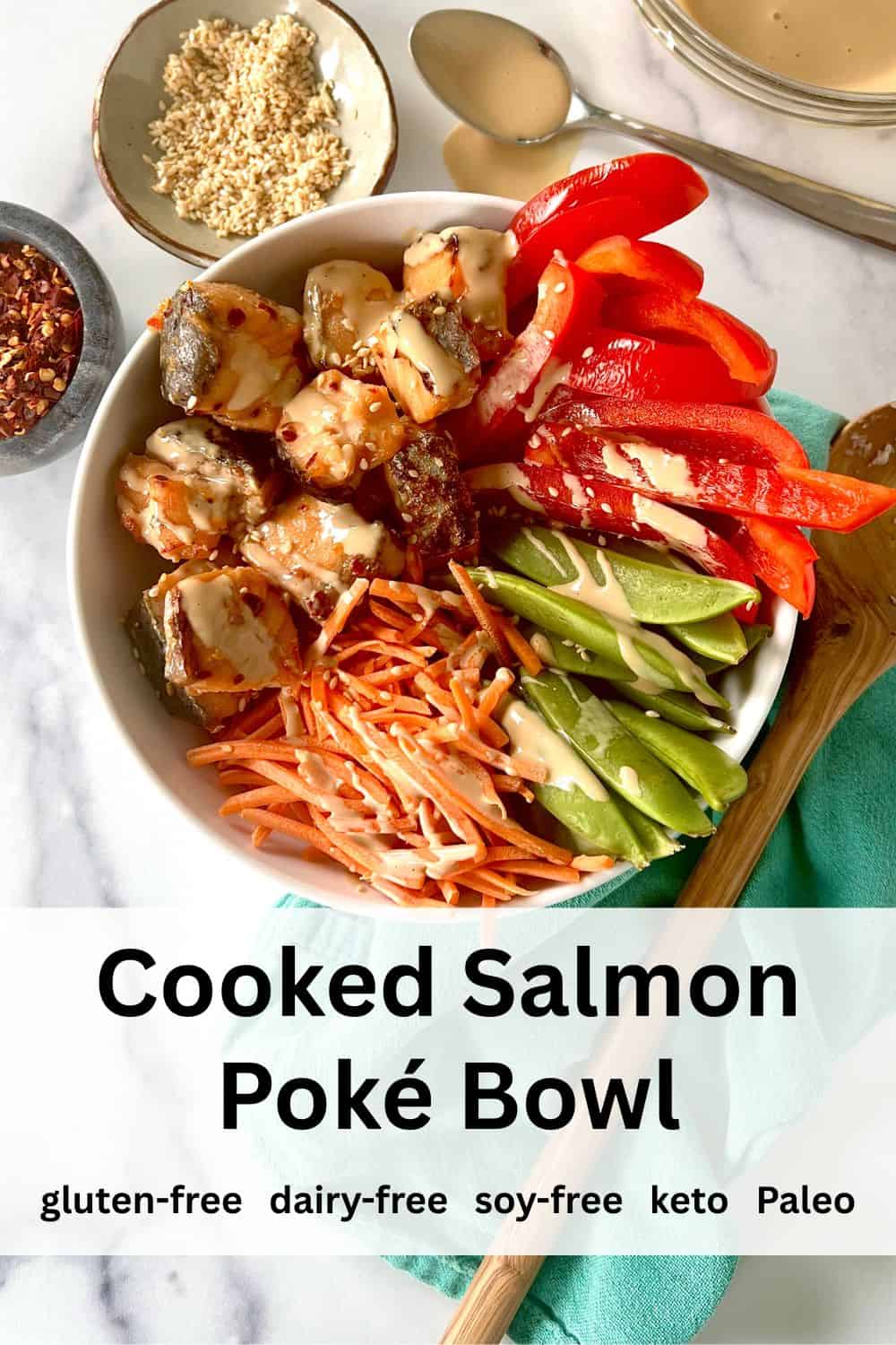 Photo inspiration: Gallery Detail: Cooked Salmon Poke Bowl Gluten Free Paleo