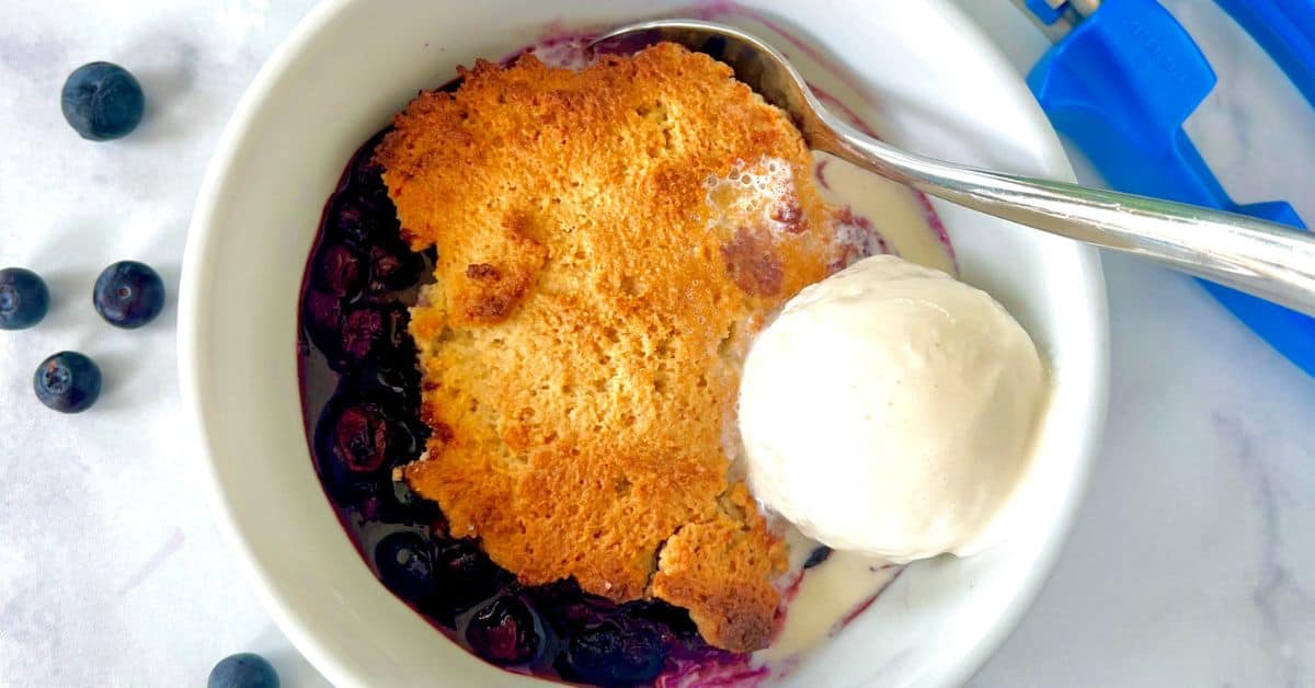 Gluten-Free Blueberry Cobbler (Paleo)